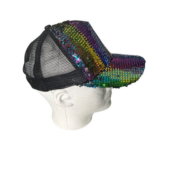 Flip It! Sequin Hat OS Adjustable - Picture 4 of 7